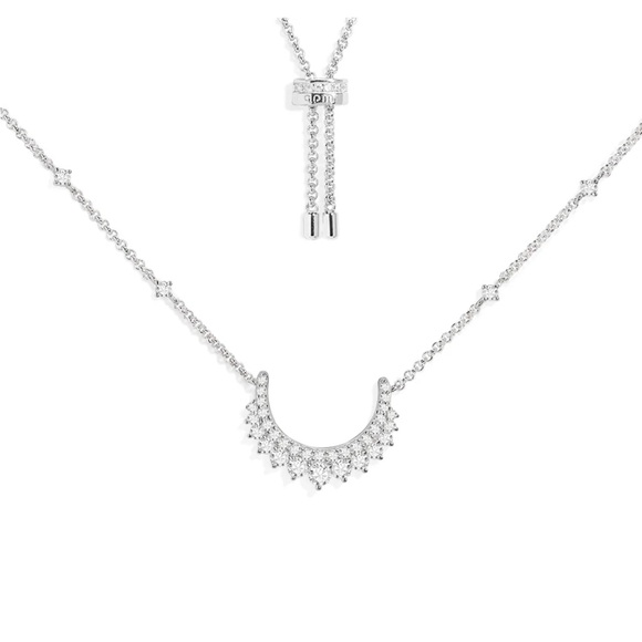 LUNE ADJUSTABLE NECKLACE
STERLING SILVER - Picture 1 of 2